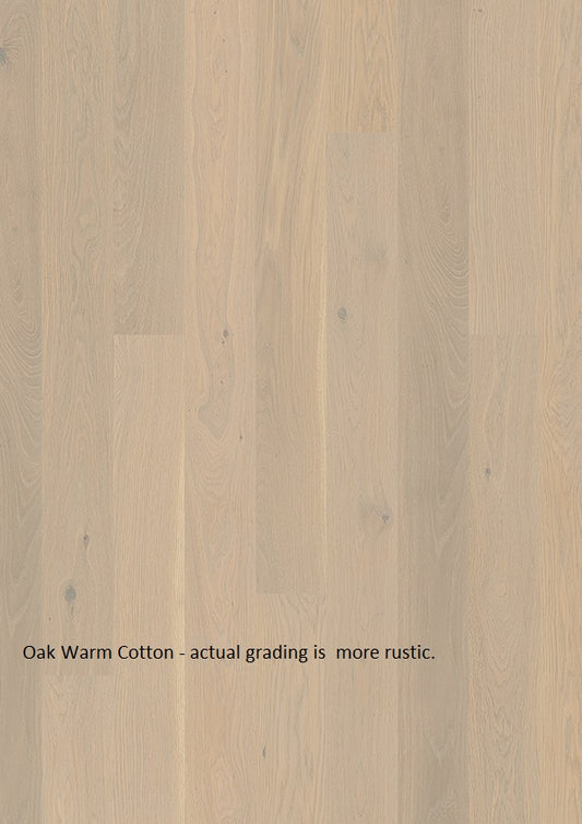 ENGINEERED WHITE OAK WARM COTTON